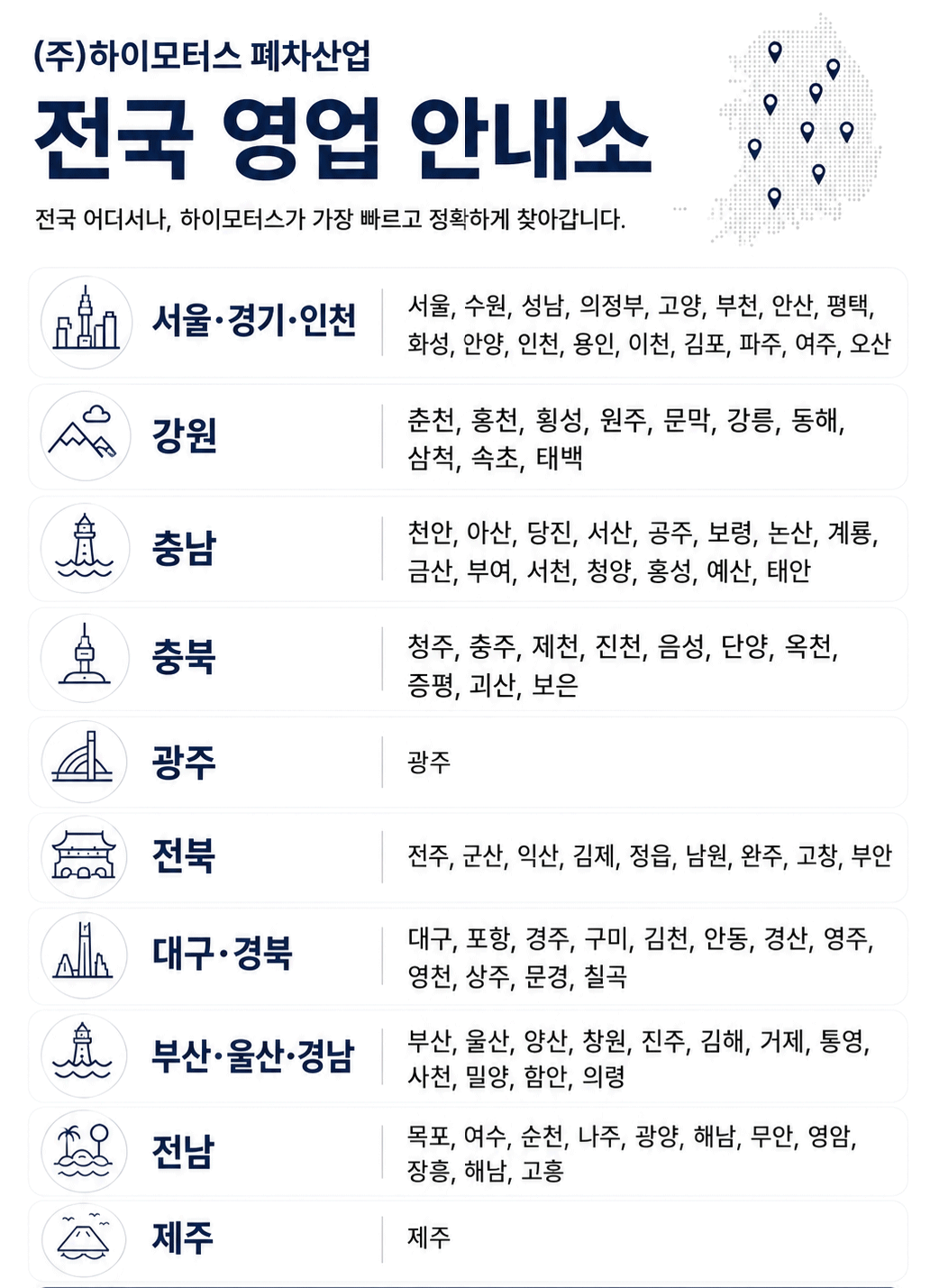 전국 영업소